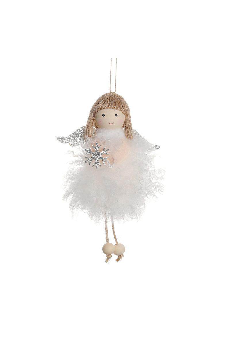 Christmas tree decorations plush angel girl doll pendant small pendant 785403238838 - COCOMELODY